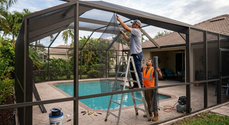 Increase Your Pool Cage Screen Replacement Business with an AI Driven, Targeted Website