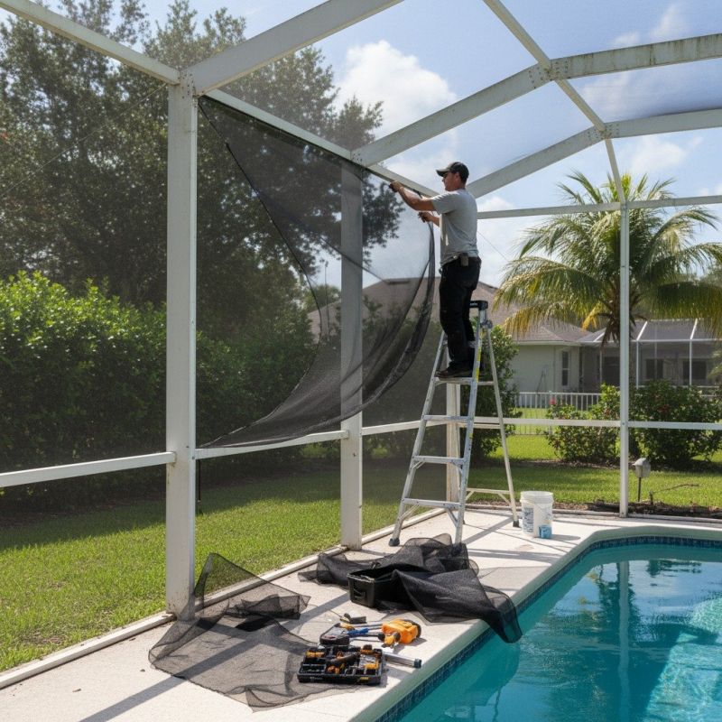 Contact About Pool Cage Screen Replacement