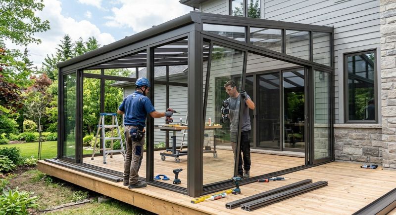 Deck Enclosure Installation in Longmont, CO