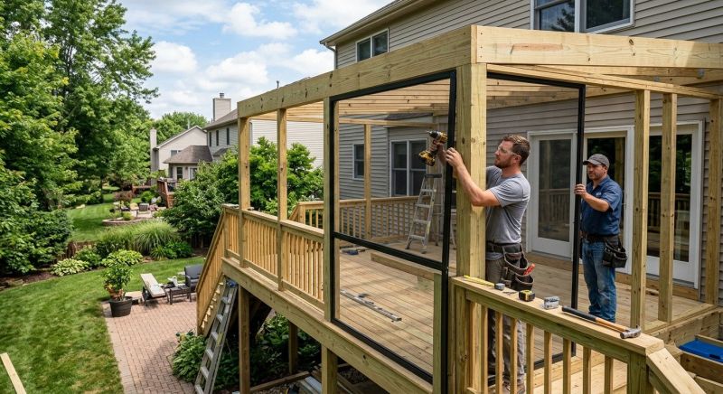 Lanai Enclosure Installation in Charlotte, NC